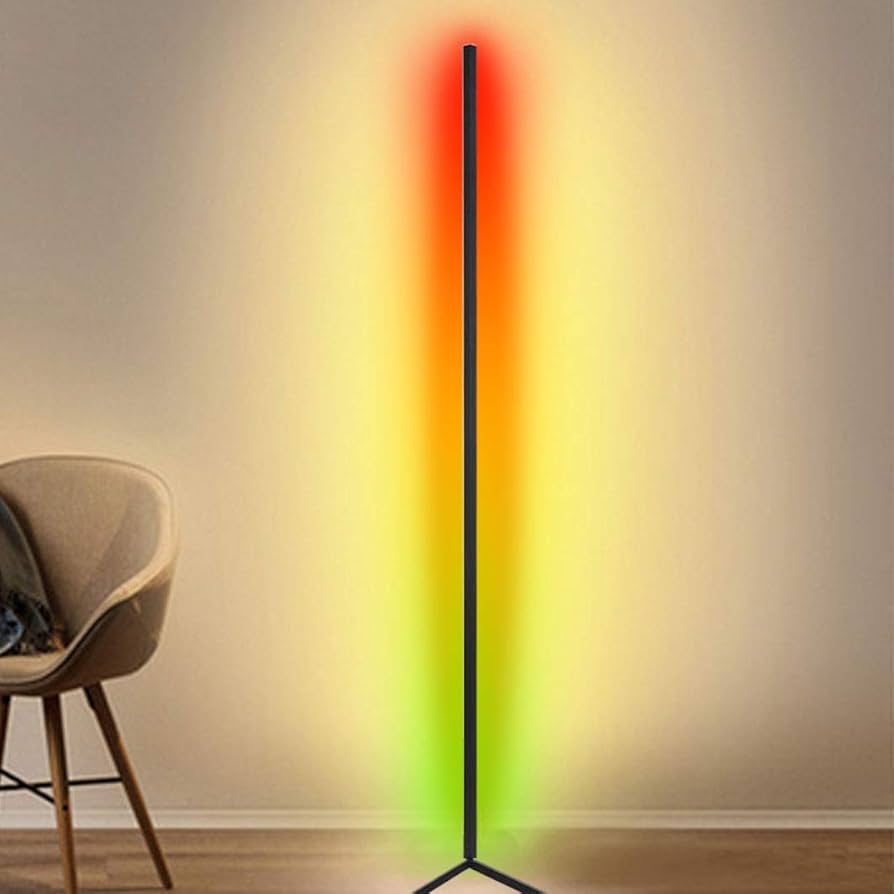 Amazon.co.jp : LEDフロアランプ、色を変えるコーナーランプRGB